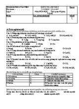 Kiểm tra định kỳ năm học 2016 - 2017 Trường THCS Tân Tiến